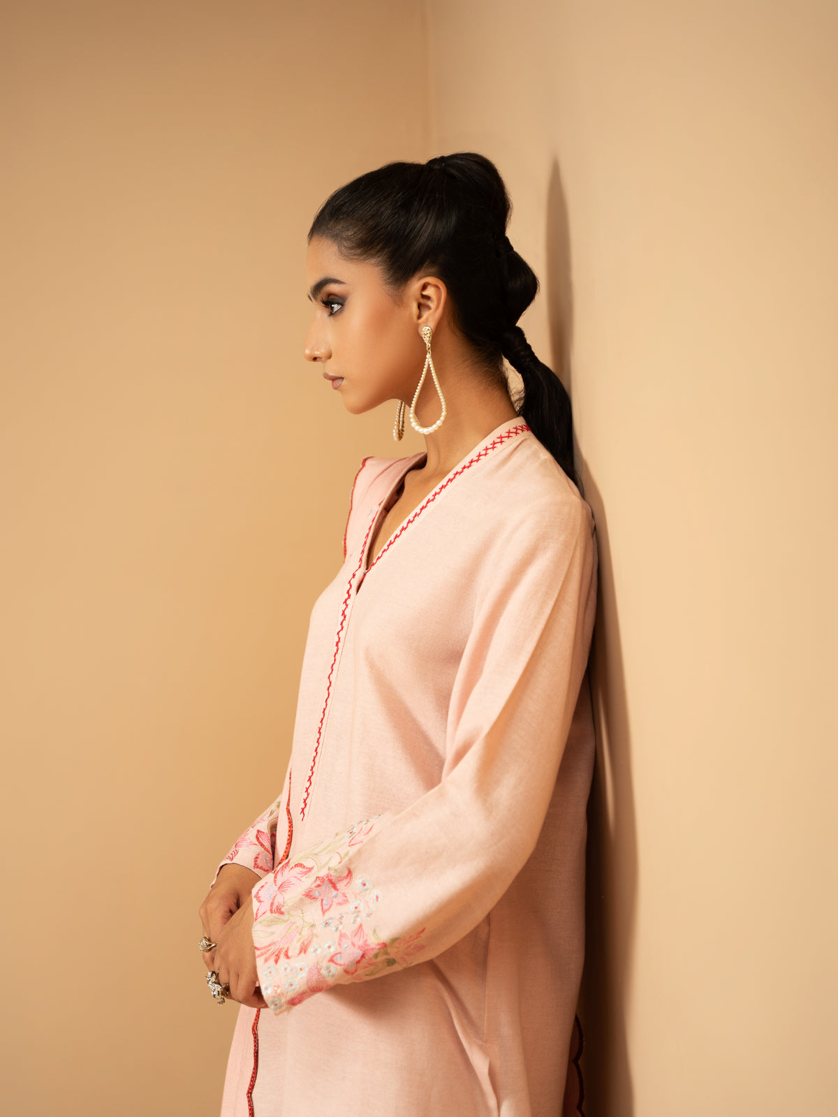 3 Piece - Embroidered Suit - KPW24-P3061-61