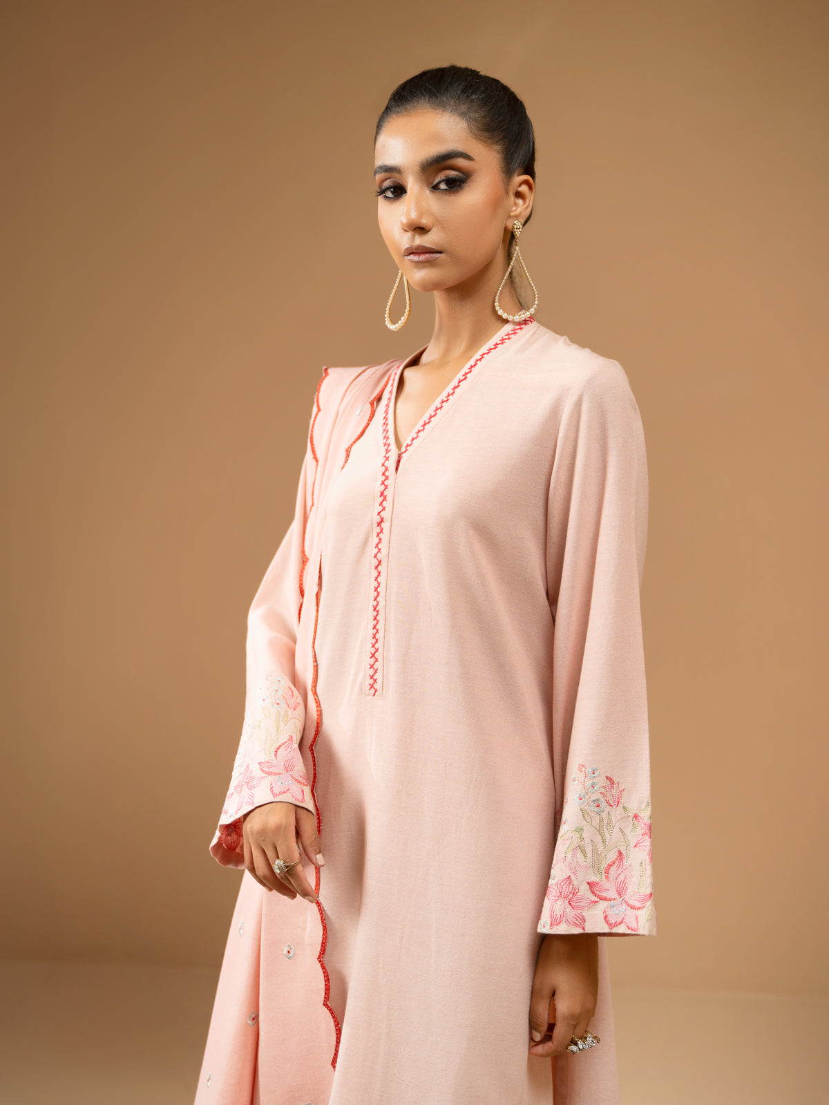 3 Piece - Embroidered Suit - KPW24-P3061-61