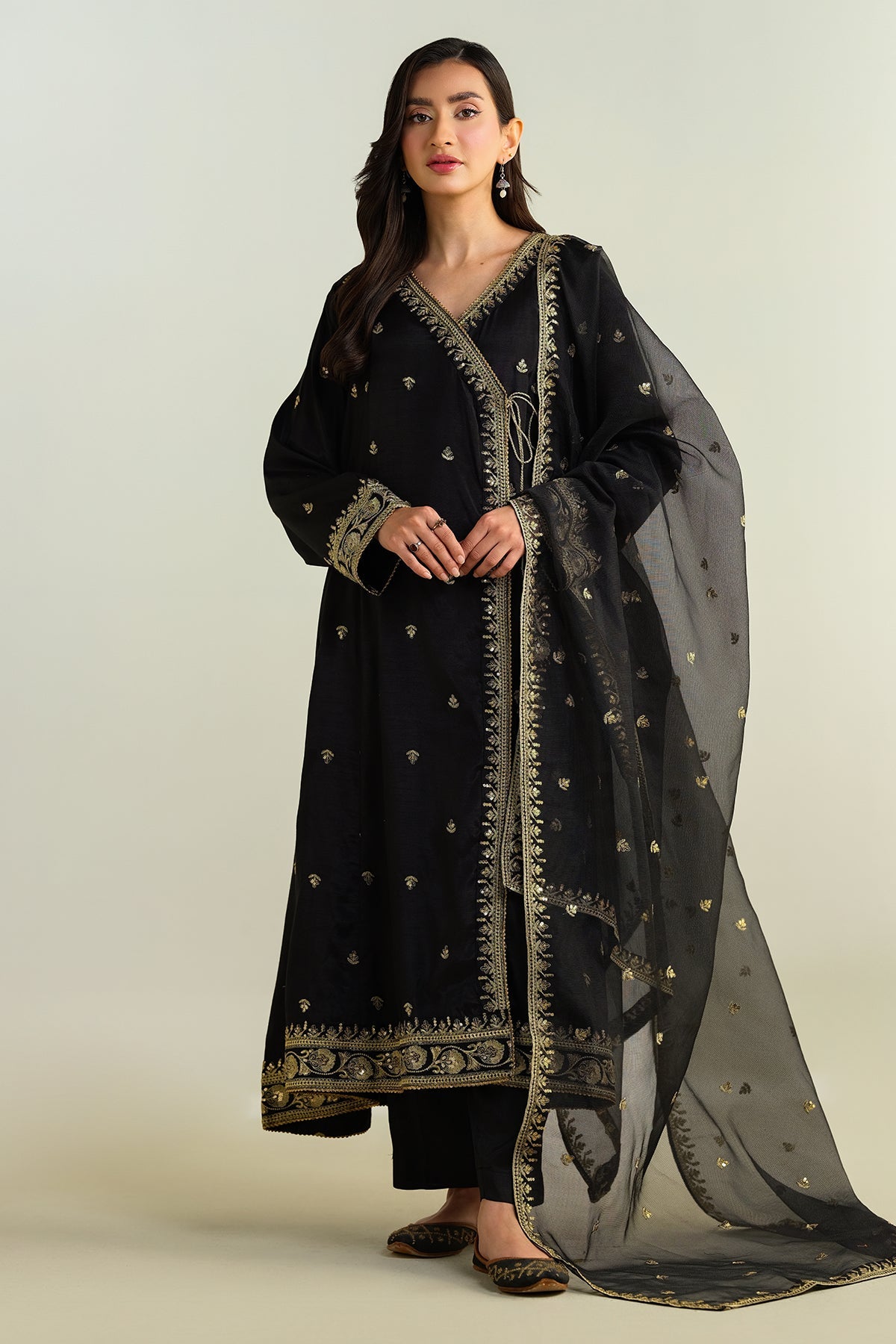 3 Piece - Embroidered Embellished - KPW24-P3154-154