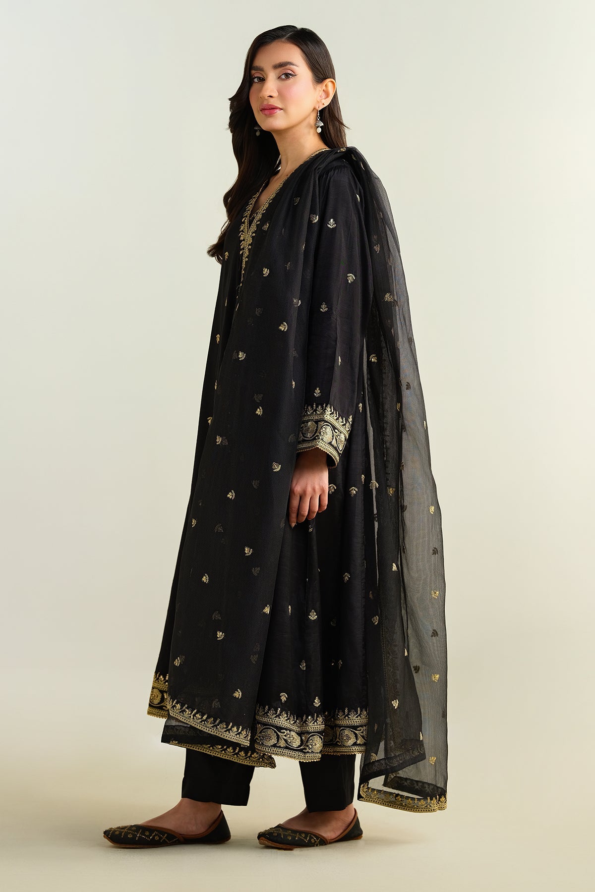 3 Piece - Embroidered Embellished - KPW24-P3154-154