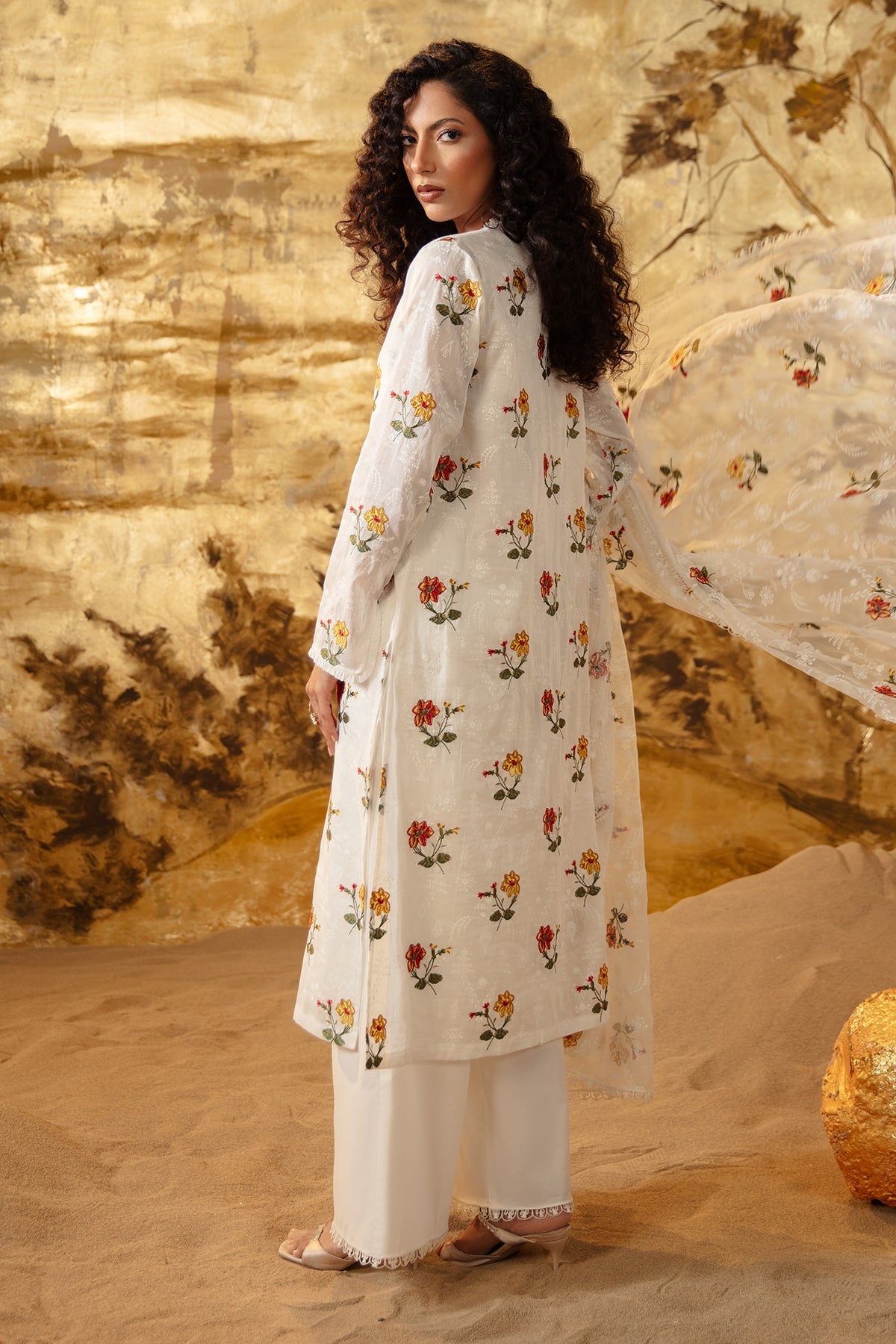 3 Piece - Printed Embroidered - MC1234-3
