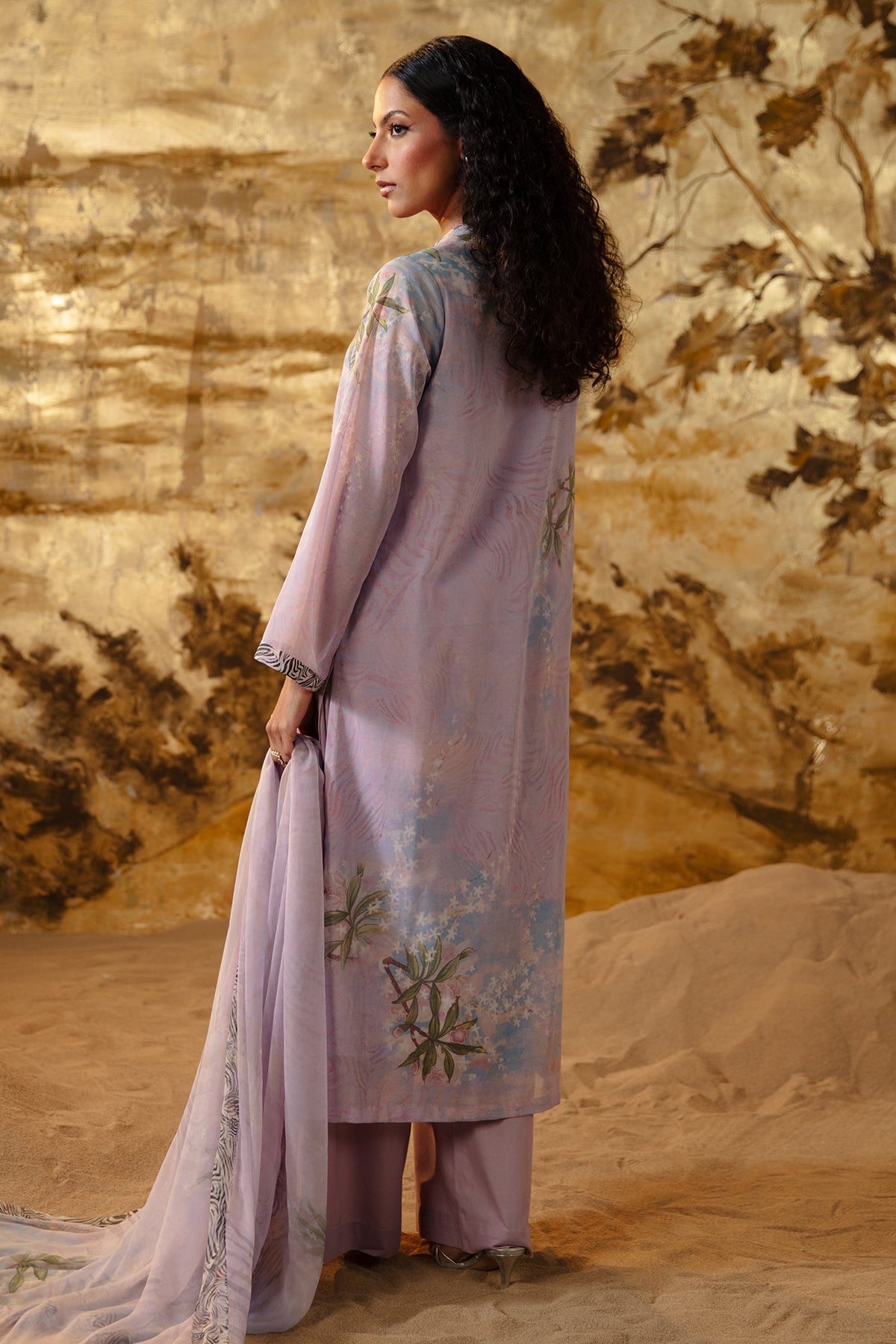 3 Piece- Premium Pure Voile Suit - MC1609