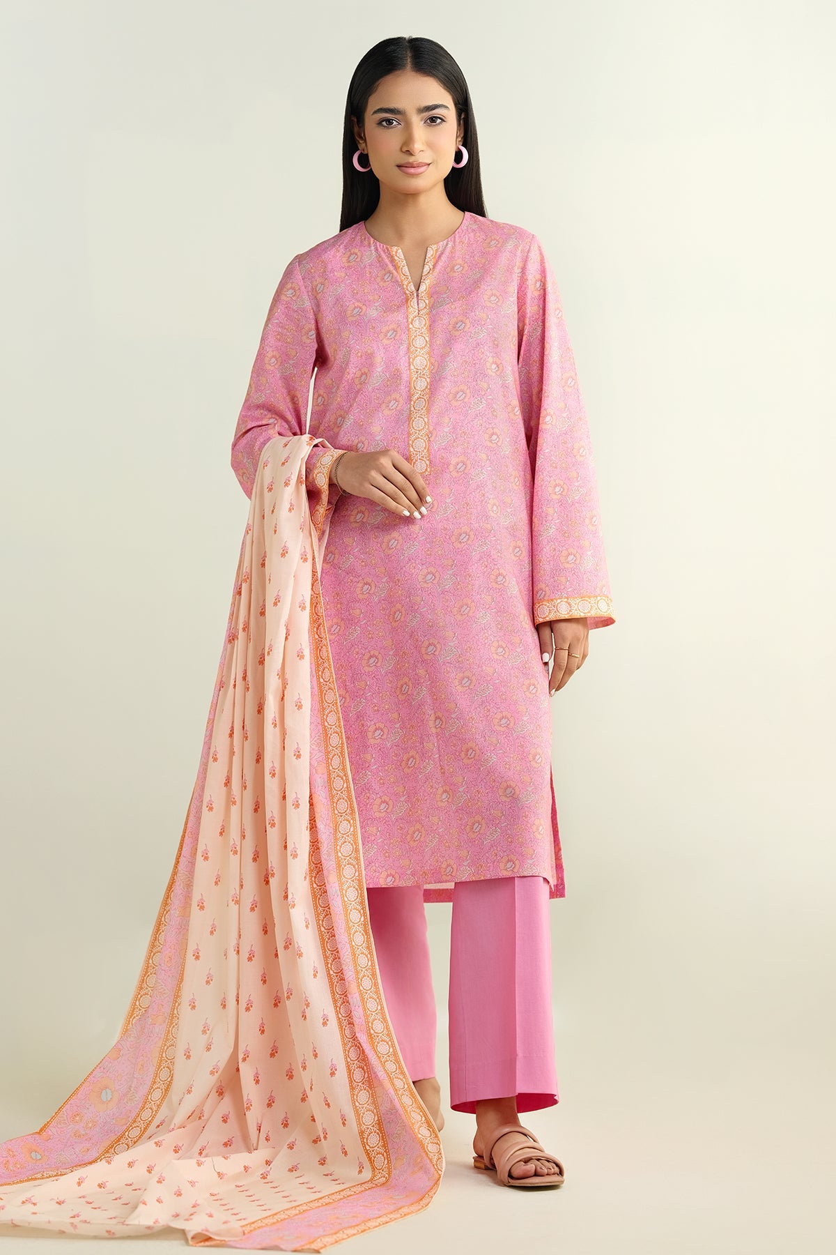 3 Piece - Printed Suit - X6120