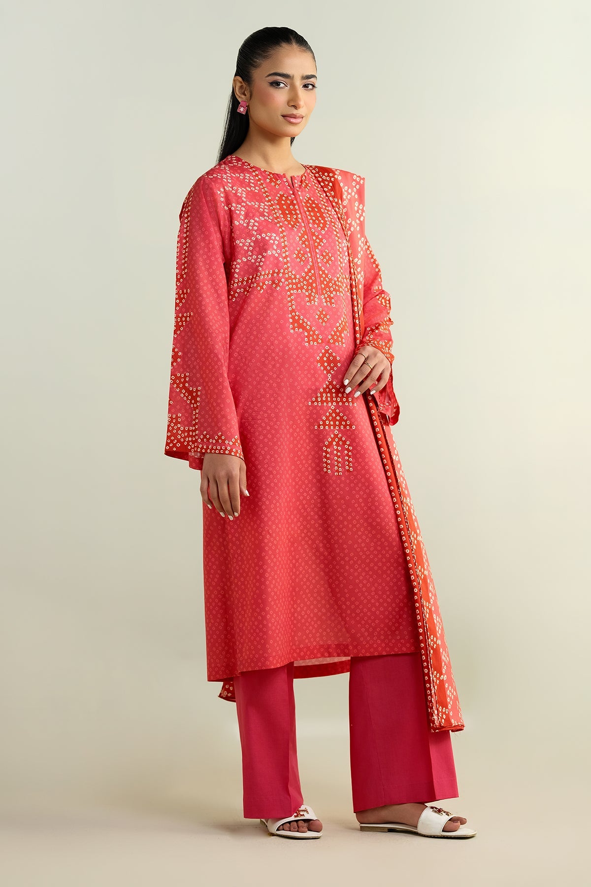3 Piece - Printed Suit - X6126