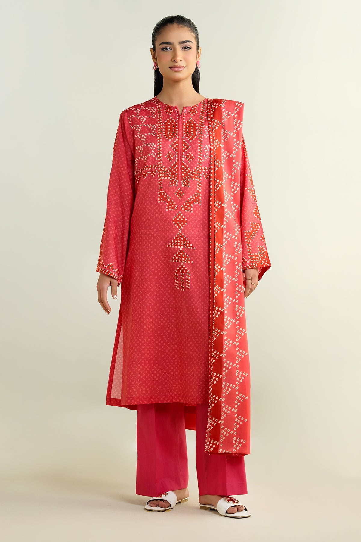 3 Piece - Printed Suit - X6126
