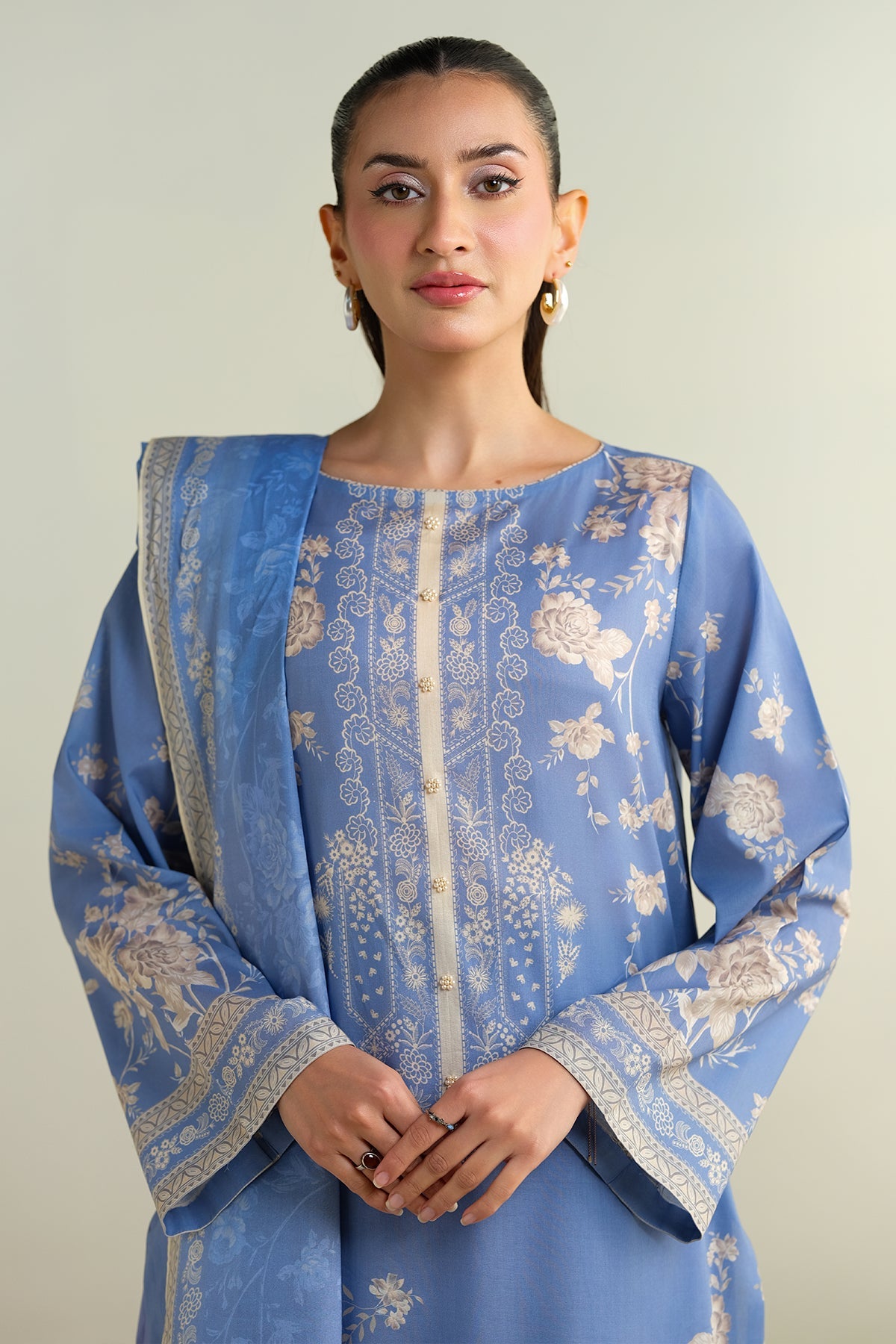 3 Piece - Printed Suit - X6131