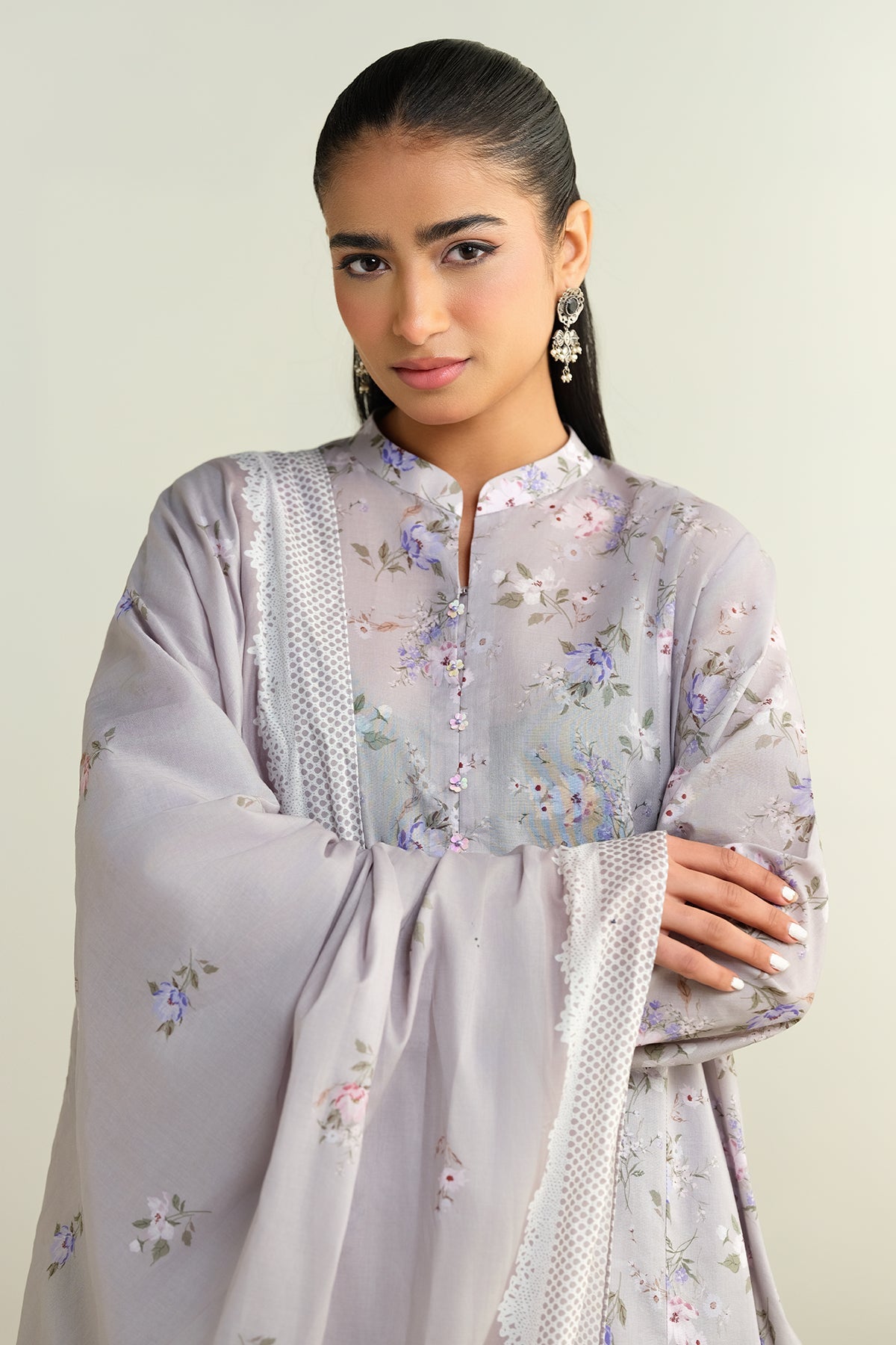3 Piece - Printed Suit - X6132