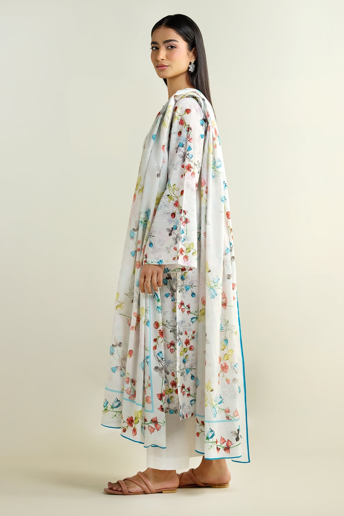 3 Piece - Printed Suit - X6133