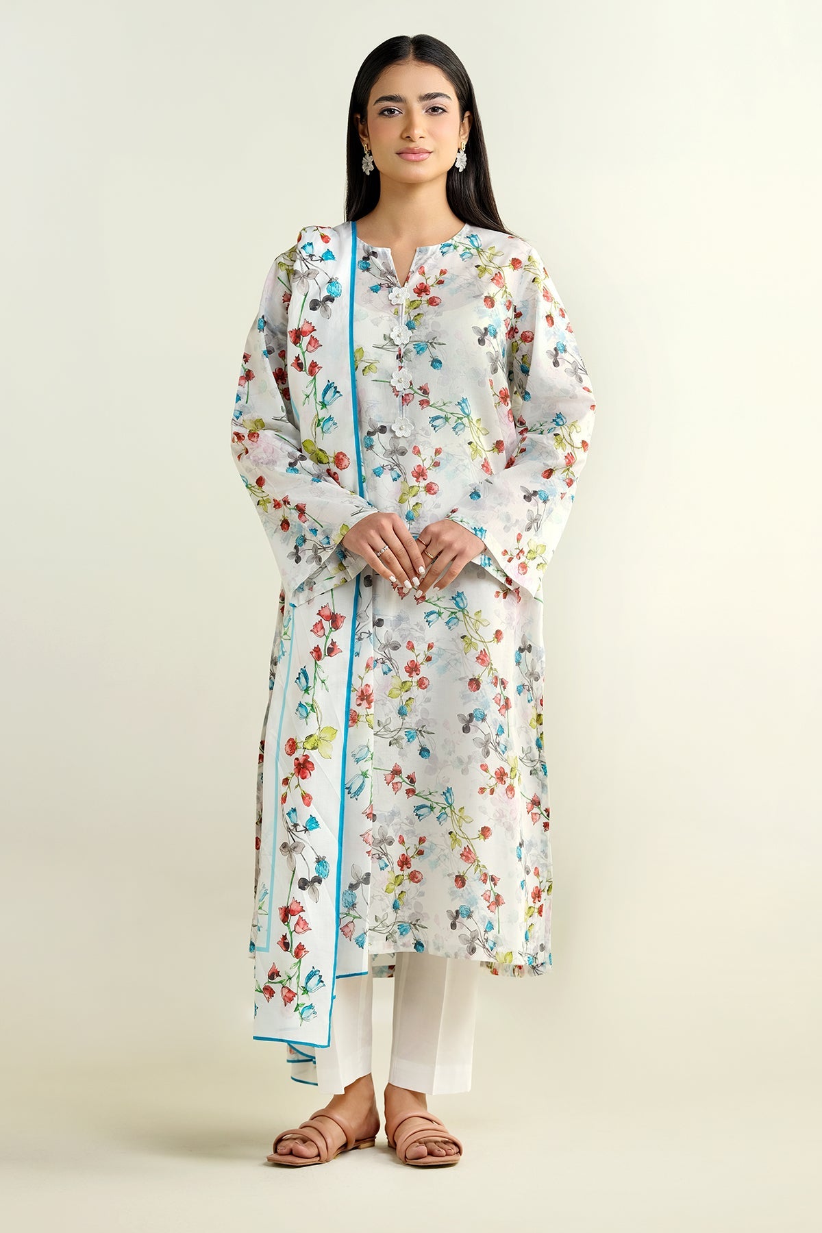 3 Piece - Printed Suit - X6133