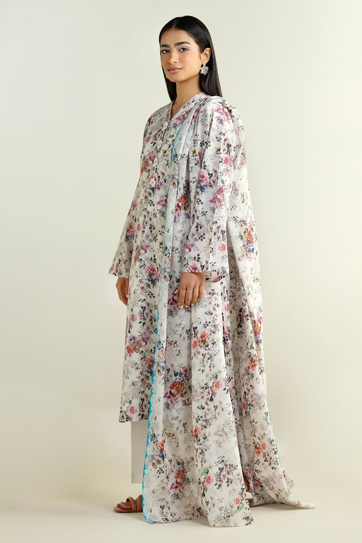 3 Piece - Printed Suit - X6134