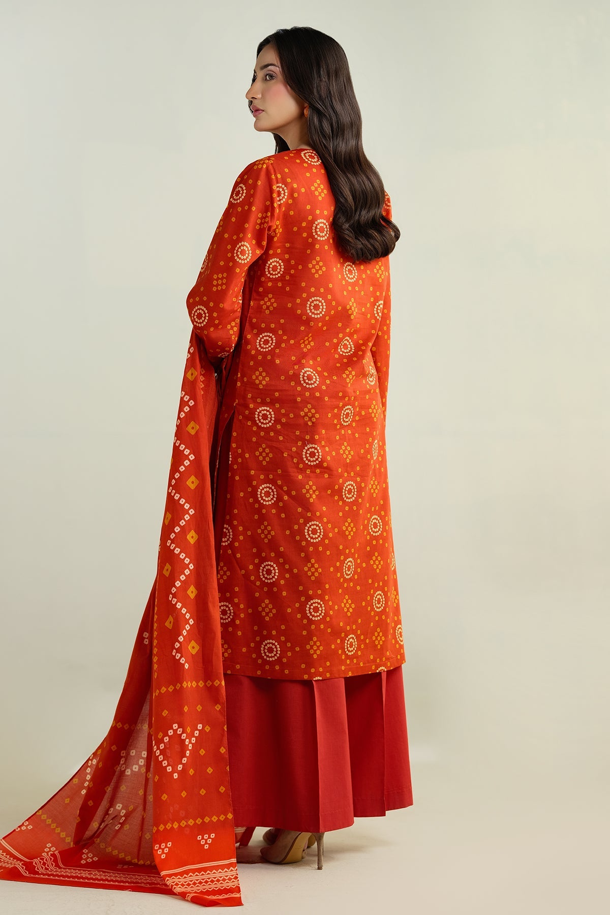 3 Piece - Printed Suit - X6135