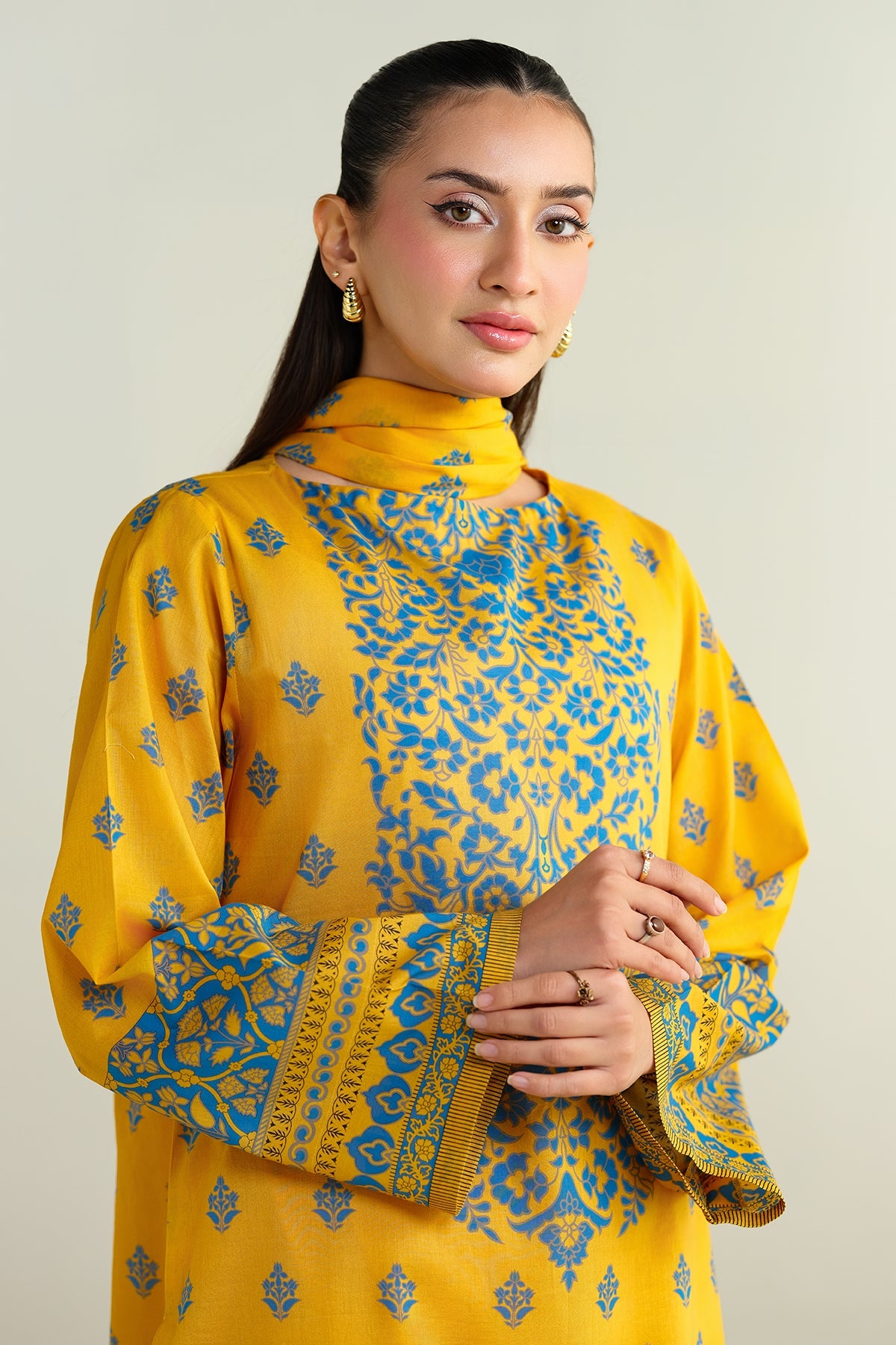 3 Piece - Printed Suit - X6140