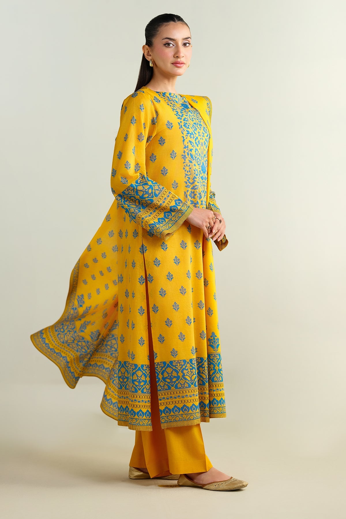 3 Piece - Printed Suit - X6140