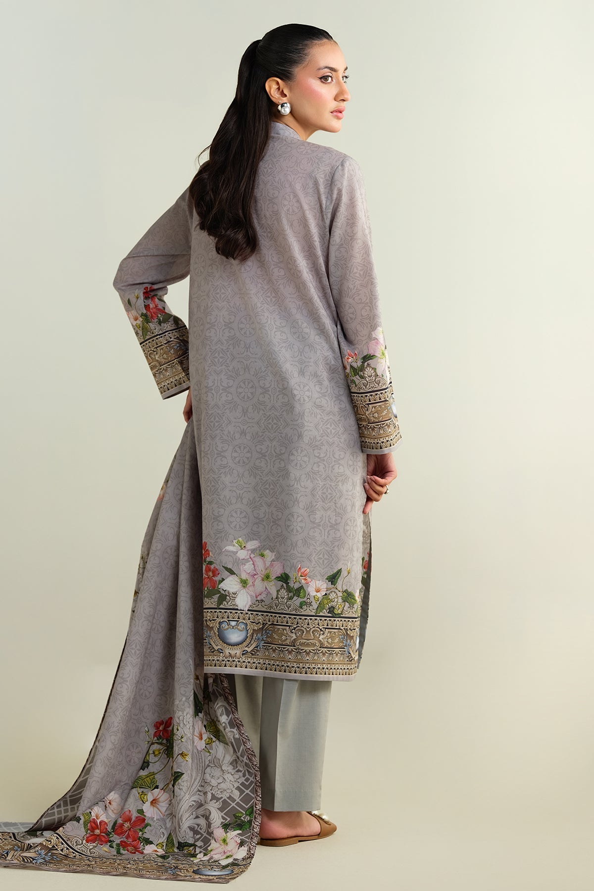 3 Piece - Printed Suit - X6143