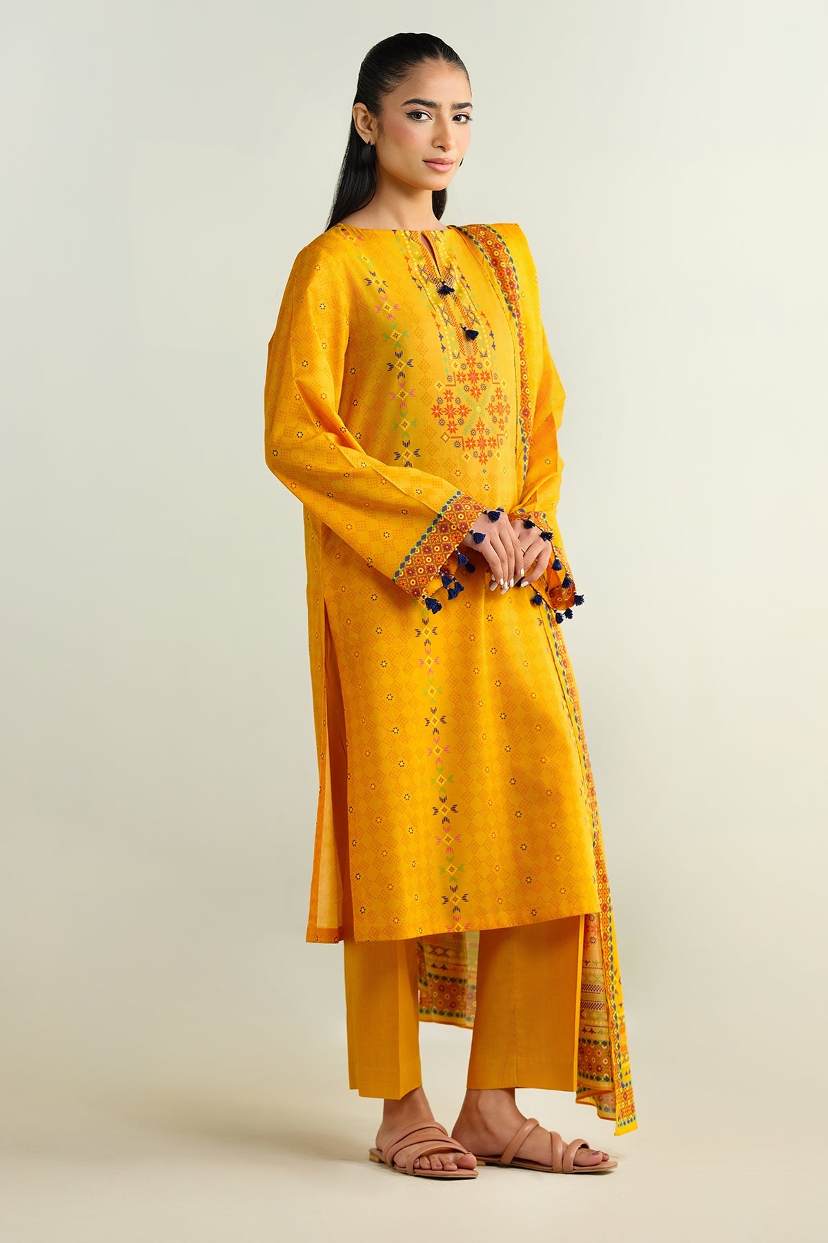 3 Piece - Printed Suit - X6144