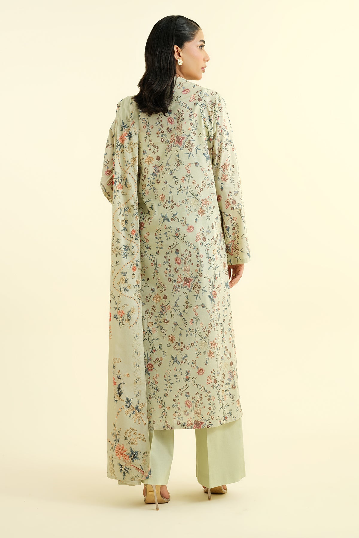 3 Piece - Printed Suit - X6152