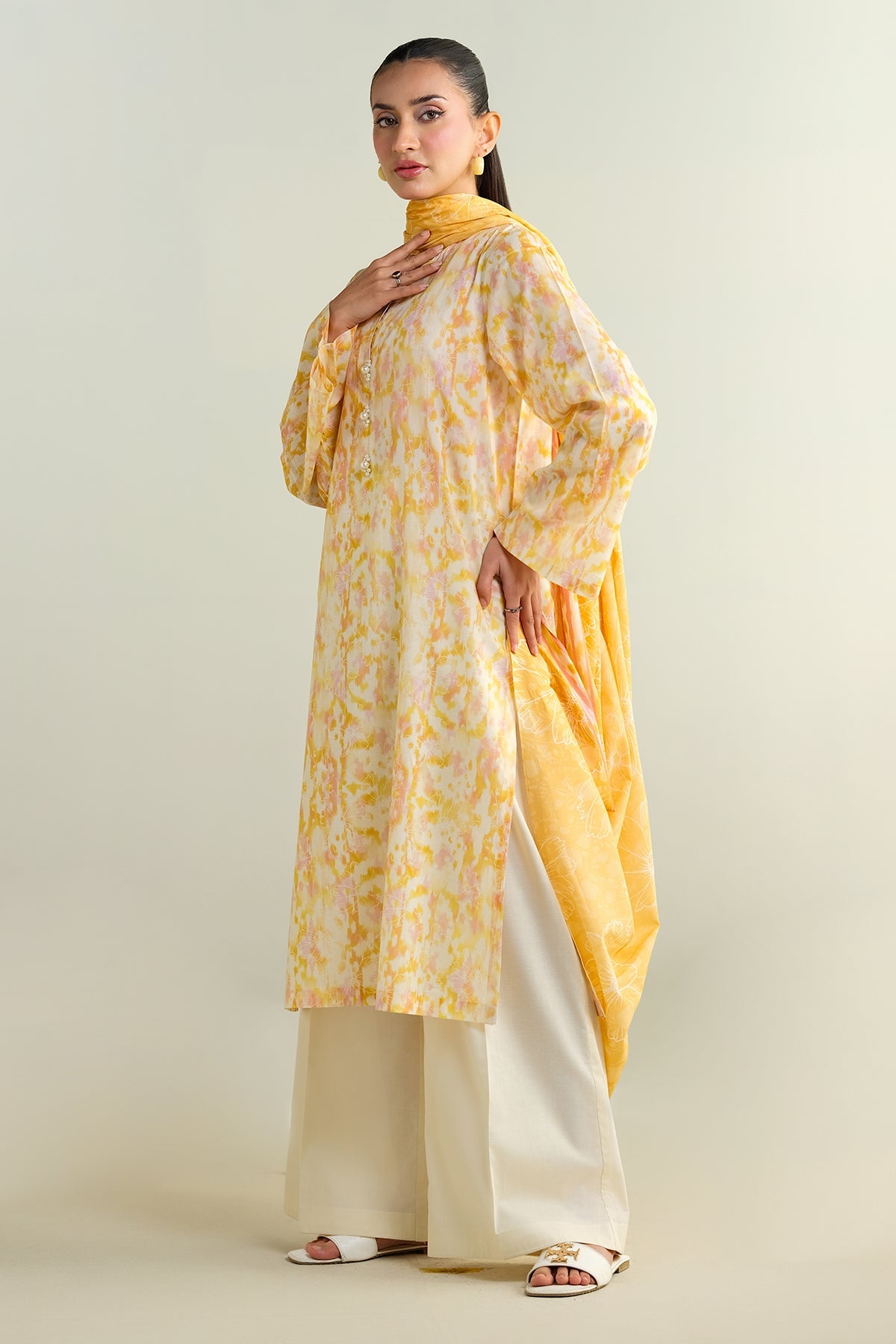 3 Piece - Printed Suit - X6156
