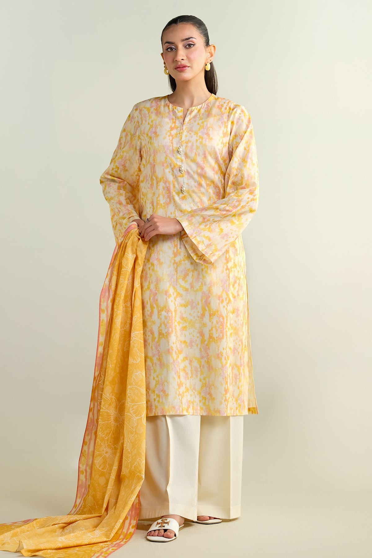 3 Piece - Printed Suit - X6156