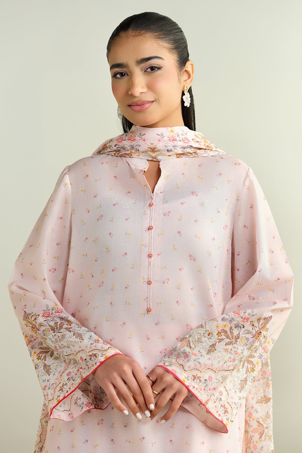3 Piece - Printed Suit - X6158
