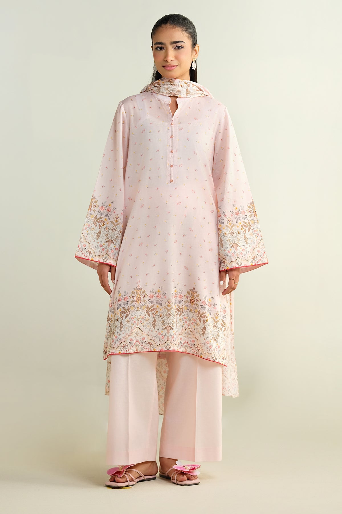 3 Piece - Printed Suit - X6158