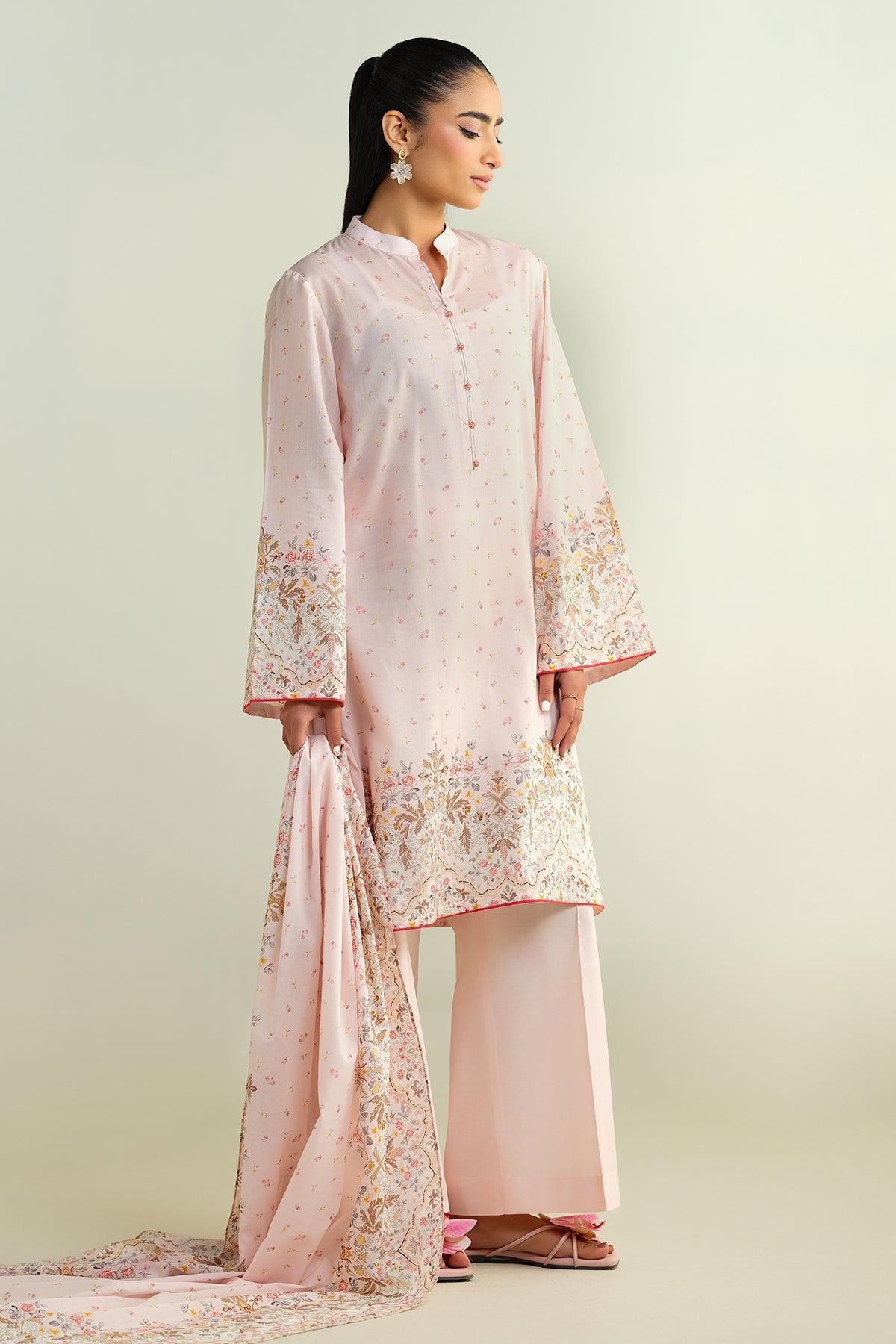 3 Piece - Printed Suit - X6158