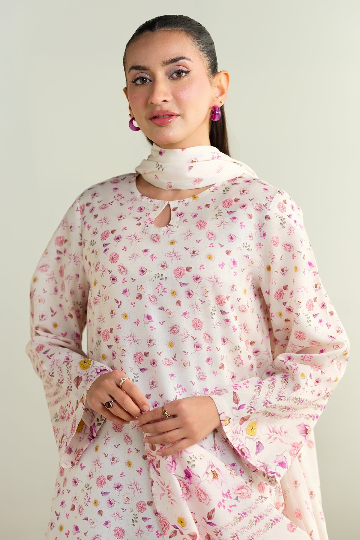 3 Piece - Printed Suit - X6159