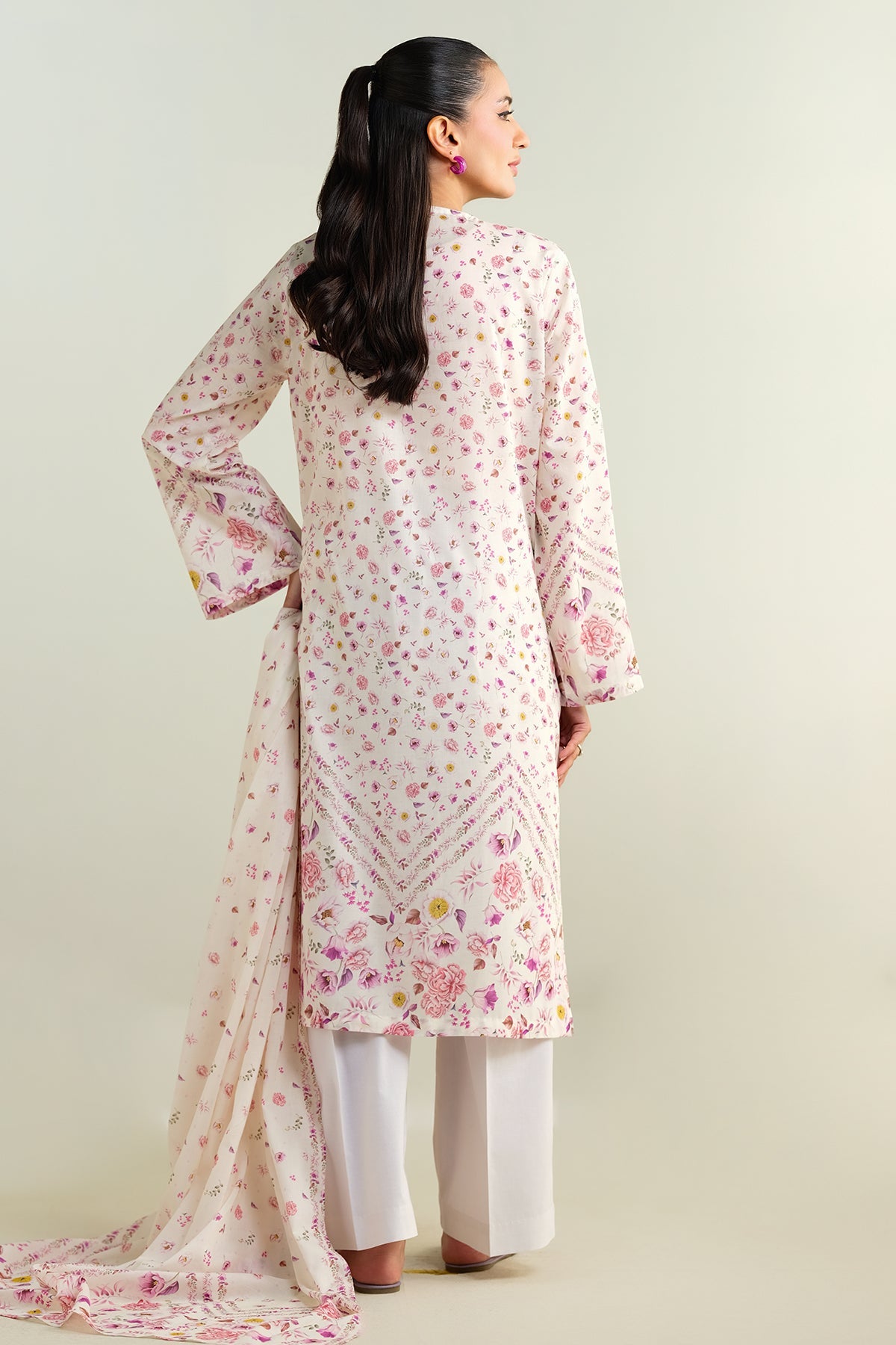 3 Piece - Printed Suit - X6159