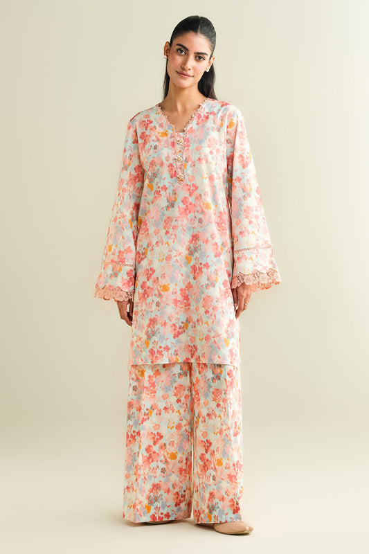 2 Piece - Printed Suit - C6119
