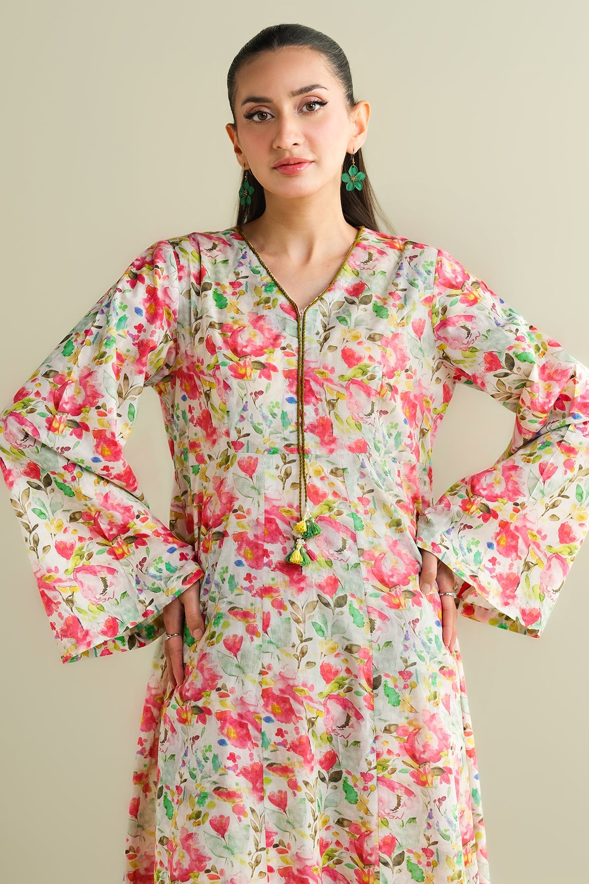 2 Piece - Printed Suit - C6106