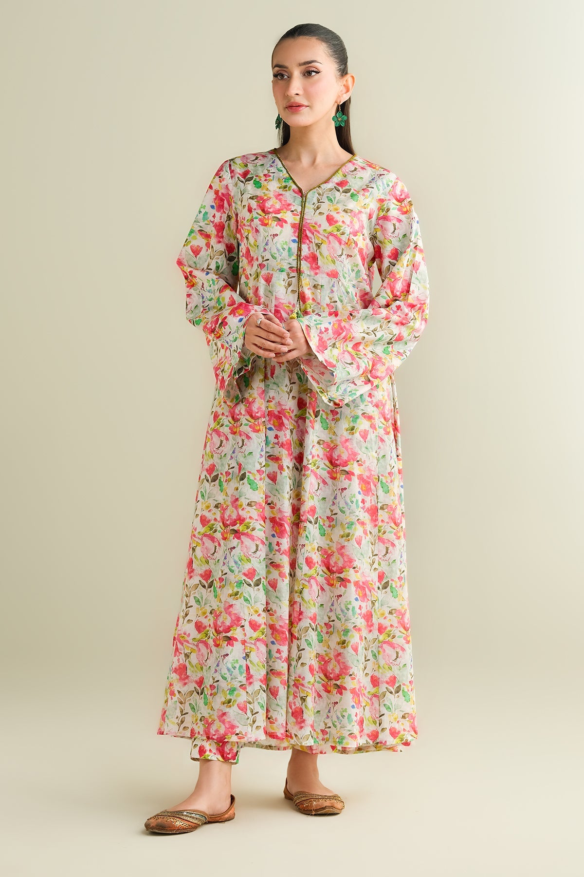 2 Piece - Printed Suit - C6106