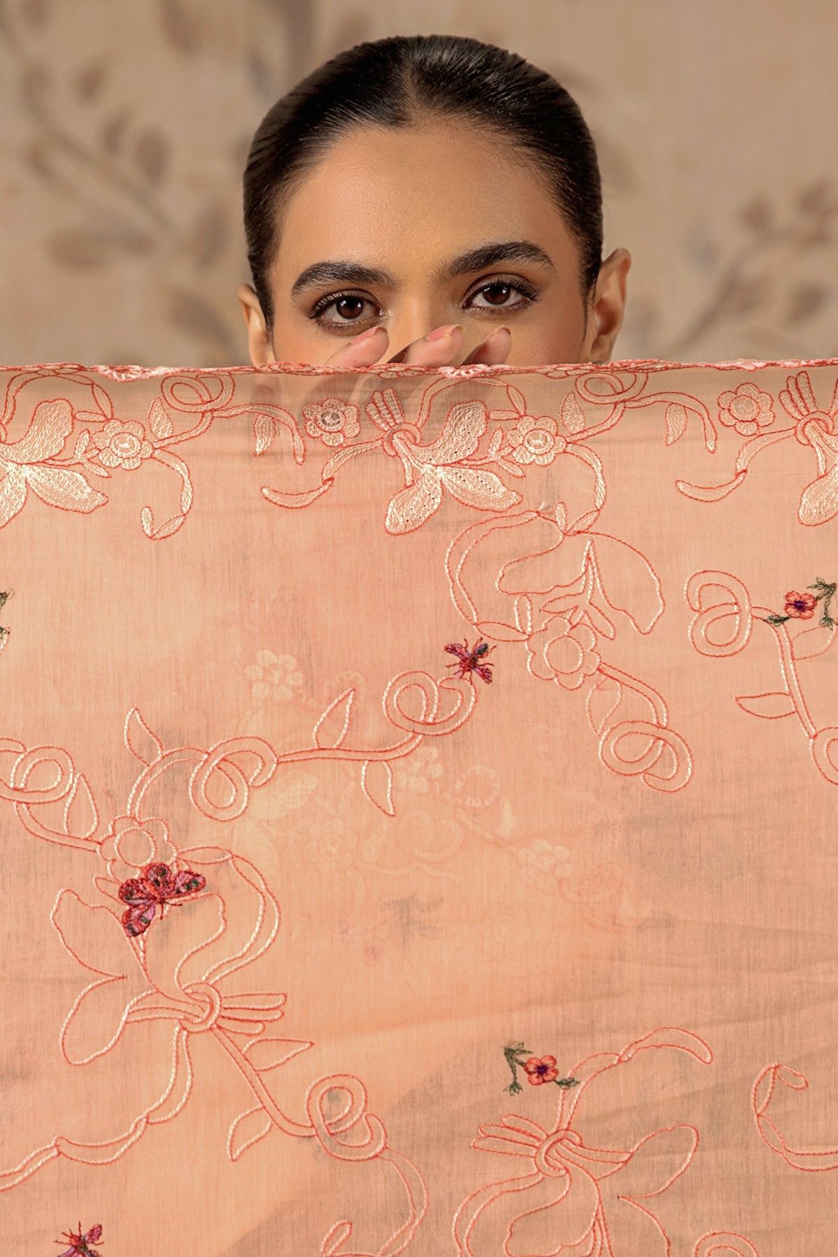 4 Piece -  Embroidered Suit - MC1610-1