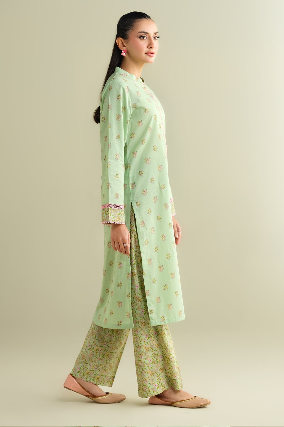 2 Piece - Printed Suit - C6107