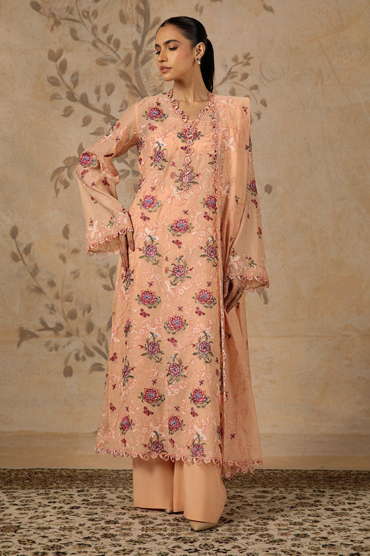 4 Piece -  Embroidered Suit - MC1610-1