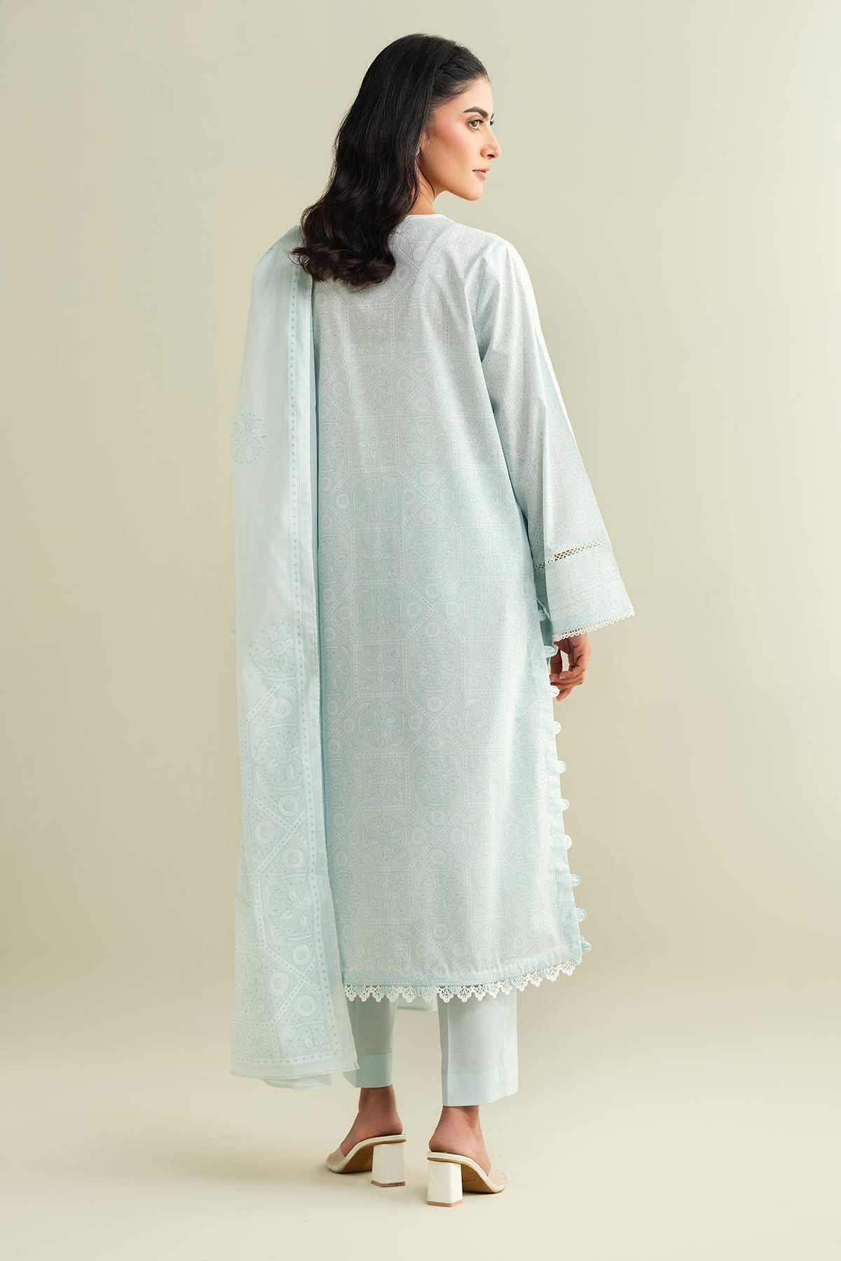 2 Piece - Printed Suit - C6124