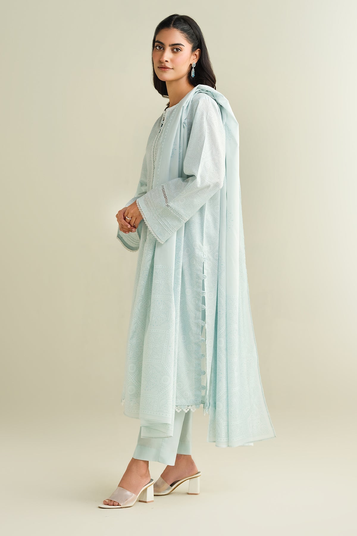 2 Piece - Printed Suit - C6124