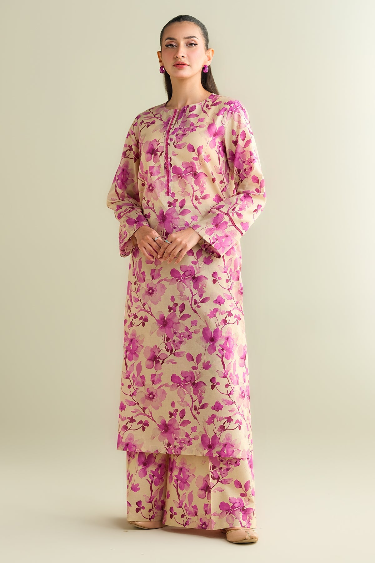 2 Piece - Printed Suit - C6115