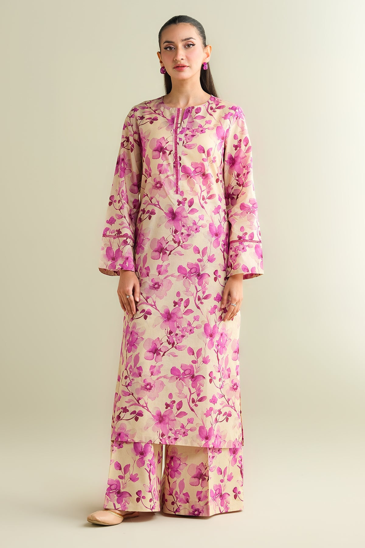 2 Piece - Printed Suit - C6115