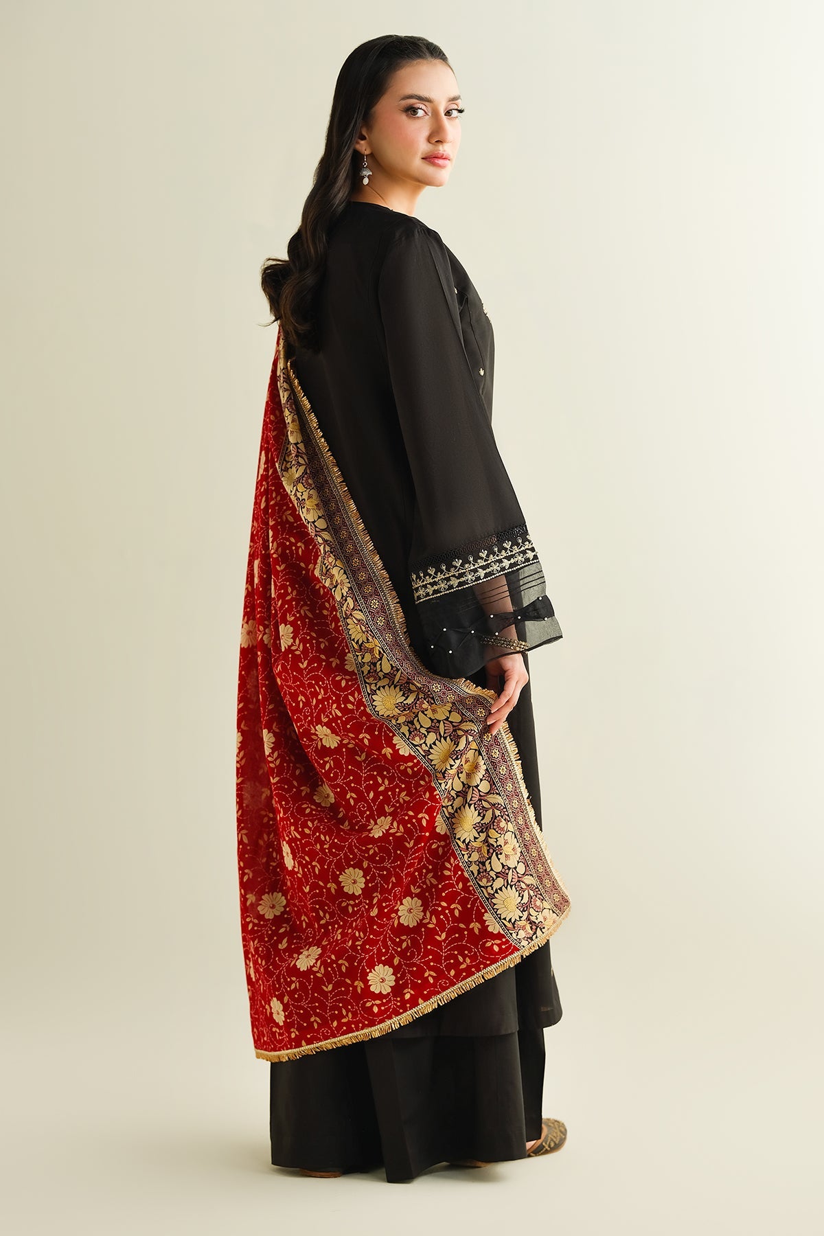 2 Piece - Embroidered Suit - C6126