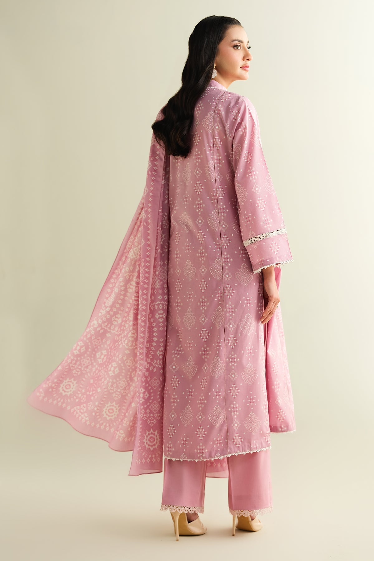 2 Piece - Printed Suit - C6125