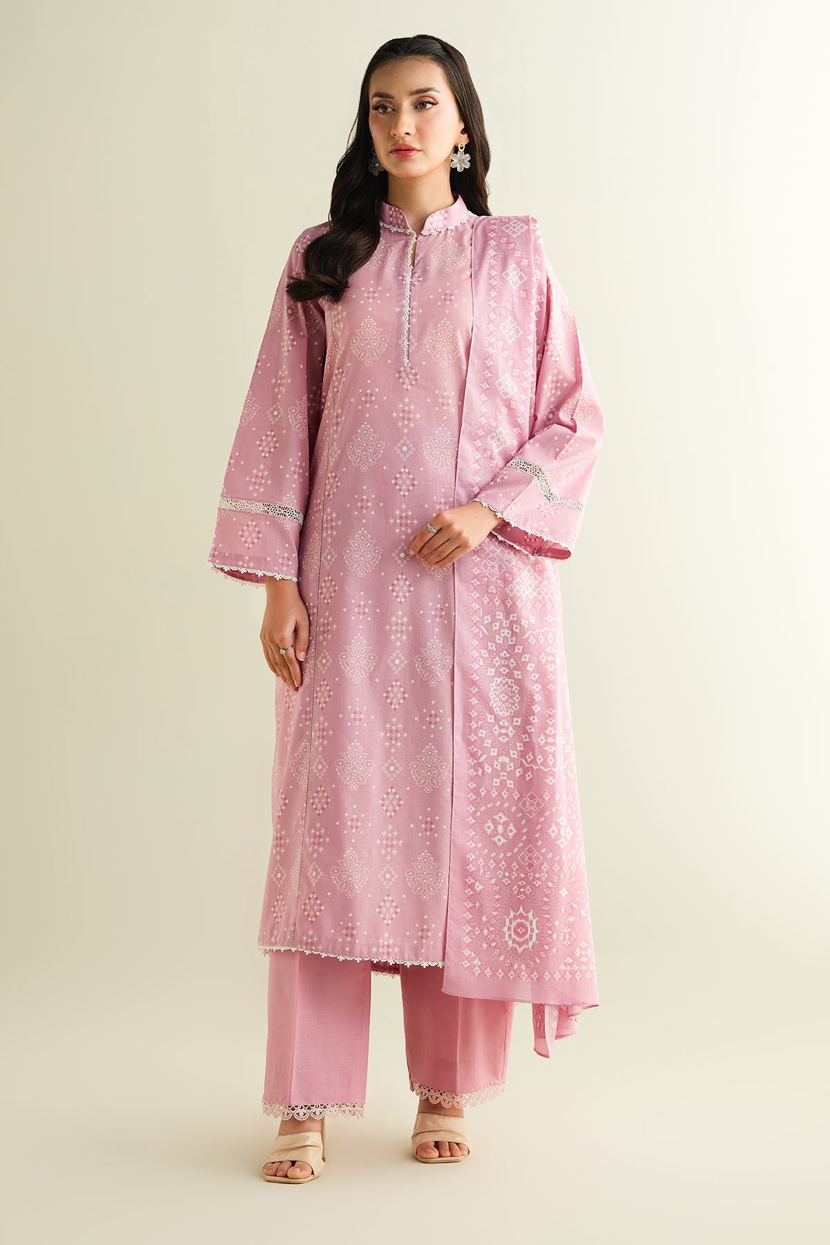 2 Piece - Printed Suit - C6125