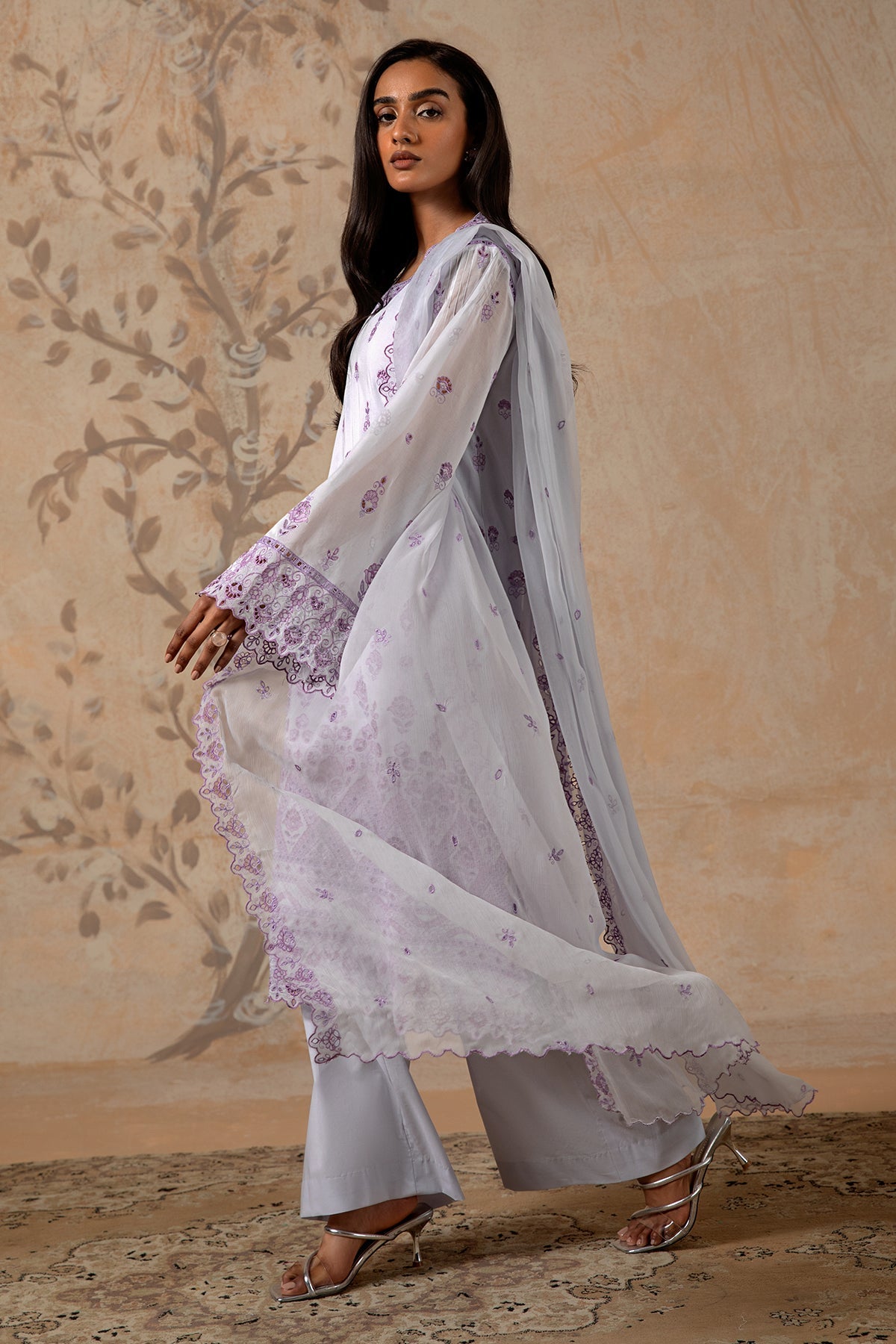 4 Piece - Premium Pure Voile Suit - MC1607-2