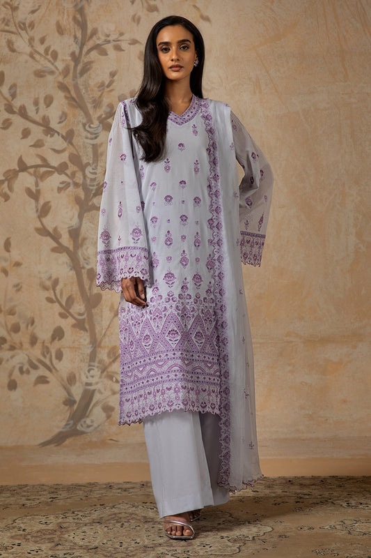 4 Piece - Premium Pure Voile Suit - MC1607-2