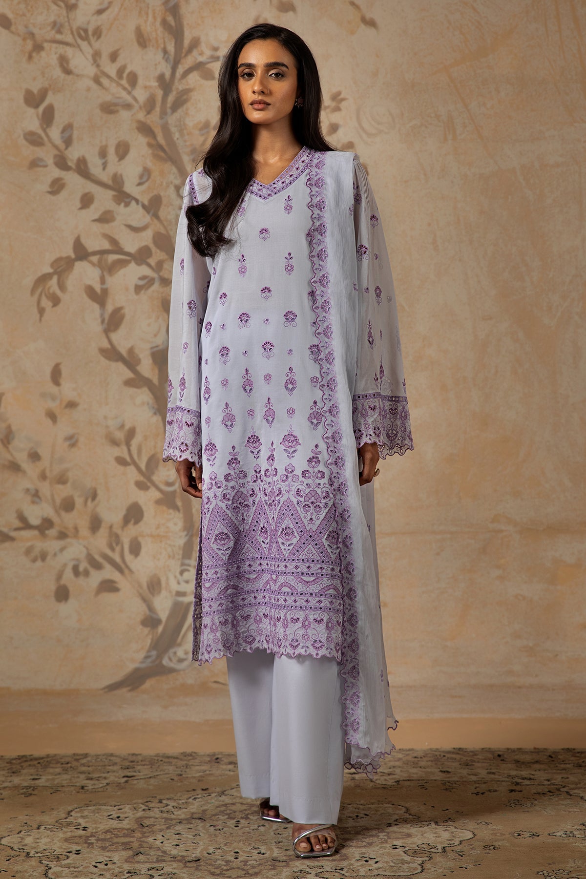 4 Piece - Premium Pure Voile Suit - MC1607-2