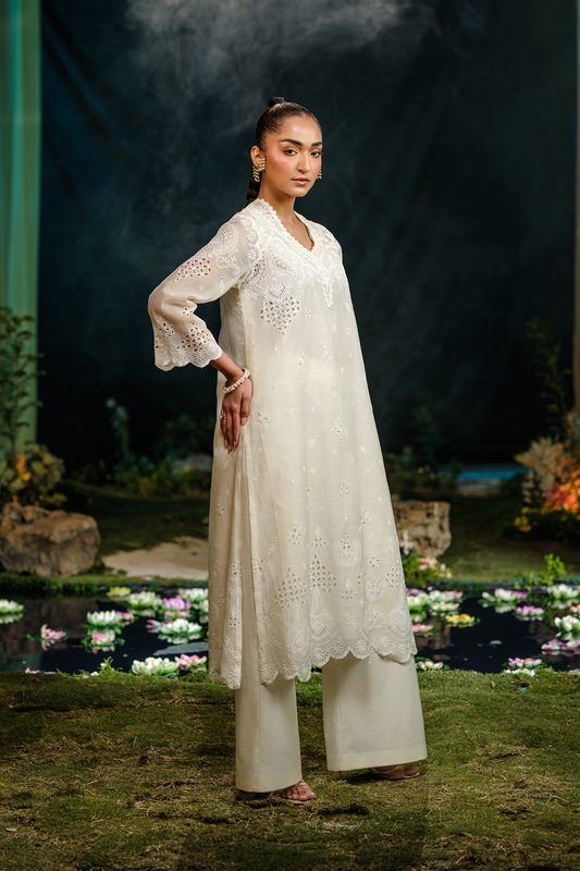 3 Piece - Embroidered Suit - MCP1711