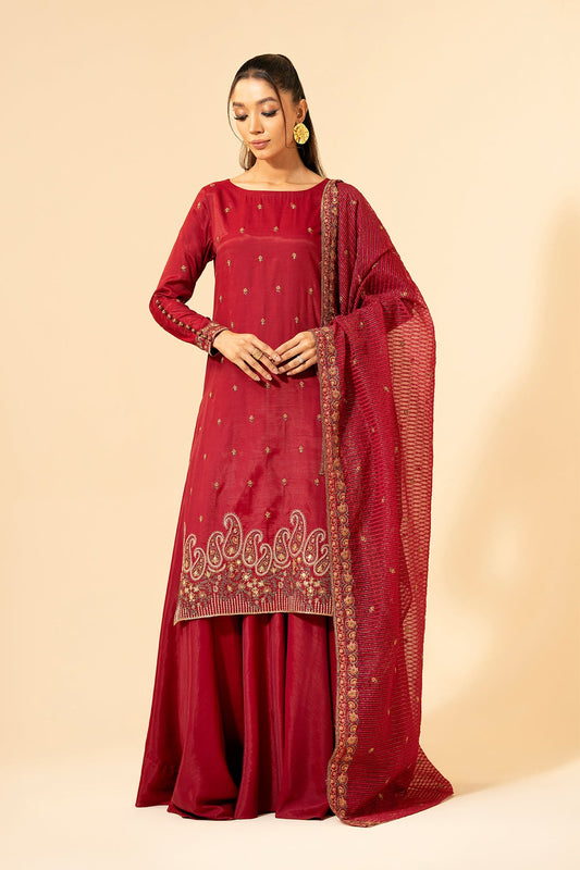 3 Piece - Embellished Suit - E1379