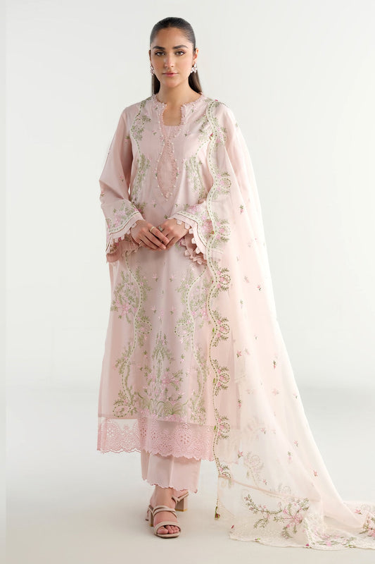 3 Piece - Embriodered Suit - C6302