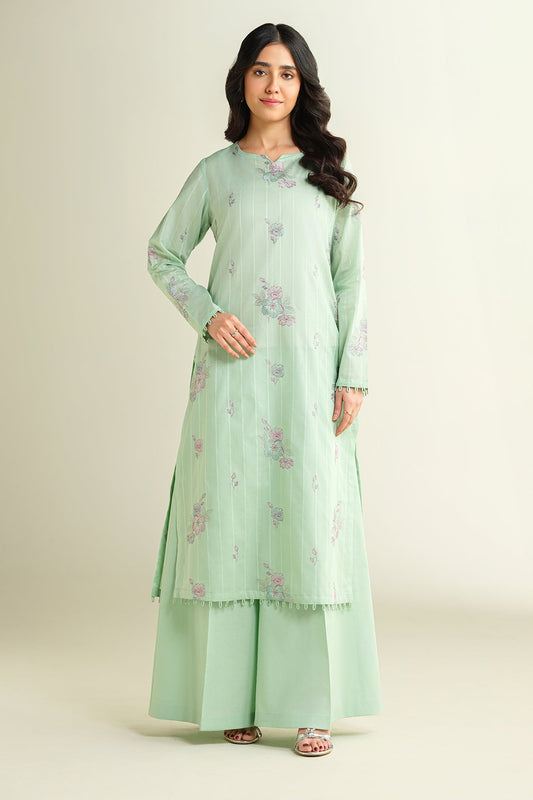 2 Piece - Embroidered Suit - E1605