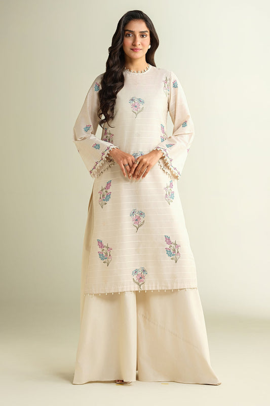 2 Piece - Embroidered Suit - E1606
