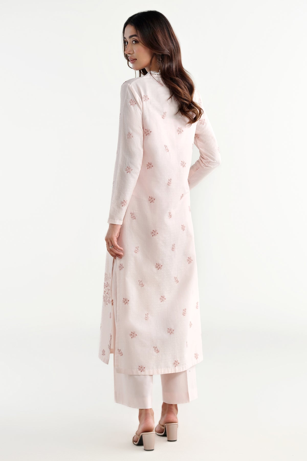 2 Piece - Embroidered Suit - E1607