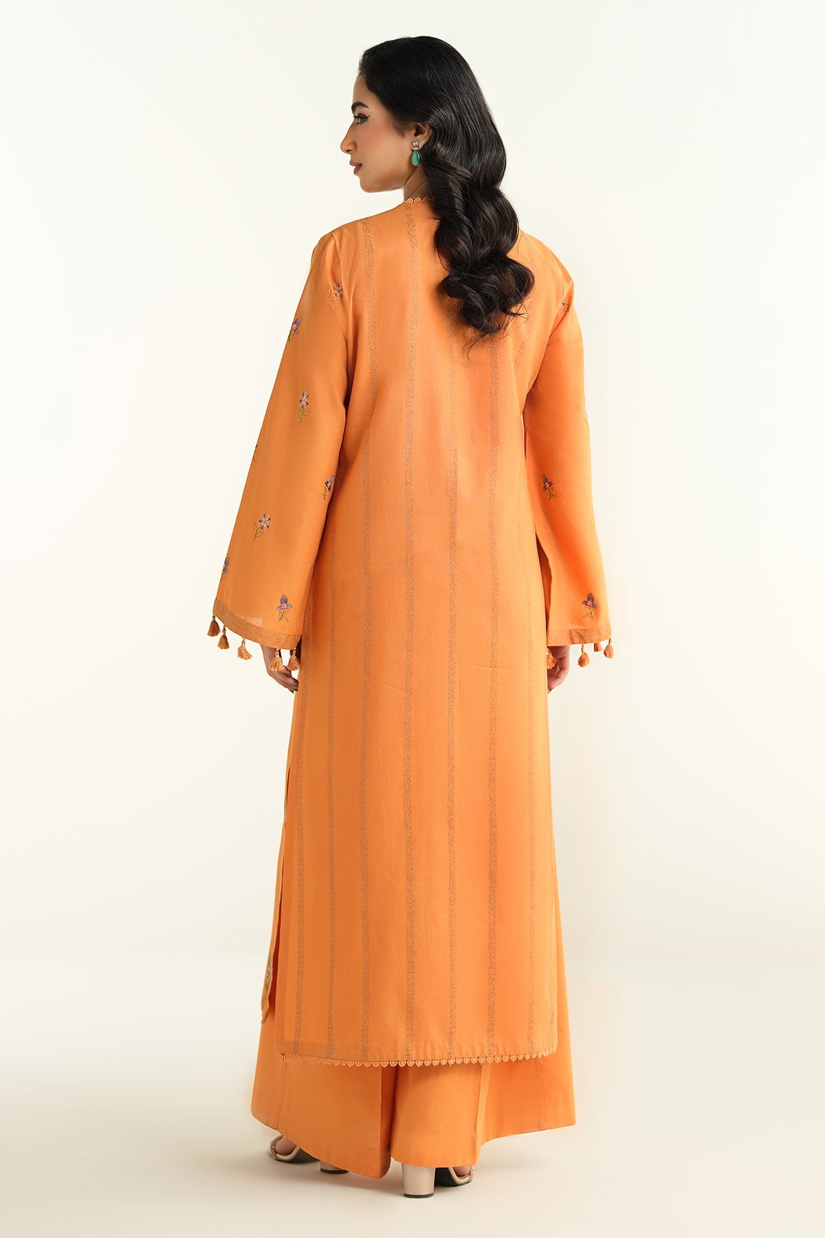 2 Piece - Embroidered Suit - E1609